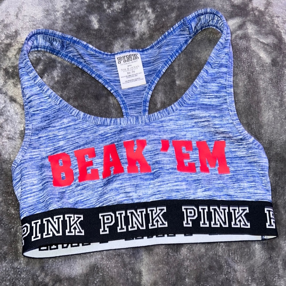 KU PINK vs sports bra size XS